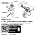 K-Edge uchwyt do Garmin Roval Mount Combo czarny