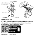 K-Edge uchwyt do Wahoo Roval Mount Combo czarny