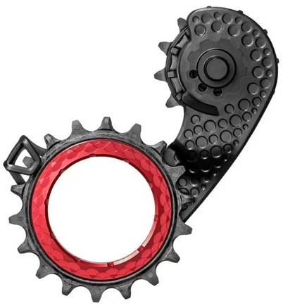 absoluteBlack wózek tylnej przerzutki Shimano Dura Ace 9100 / Ultegra 8000 czerwony