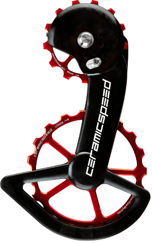 CeramicSpeed wózek OSPW X GRX810/815 / RX800/805 Coated czerwony