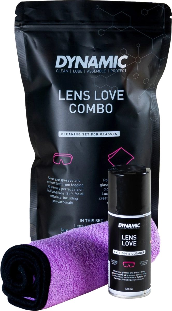Dynamic zestaw czyszczący do okularów Bike Care Lens Love Combo