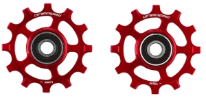 CeramicSpeed kółka przerzutki do SRAM 12rz AXS Road Czerwone