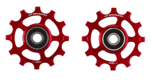 CeramicSpeed kółka przerzutki do SRAM 12rz AXS Road Coated Czerwone