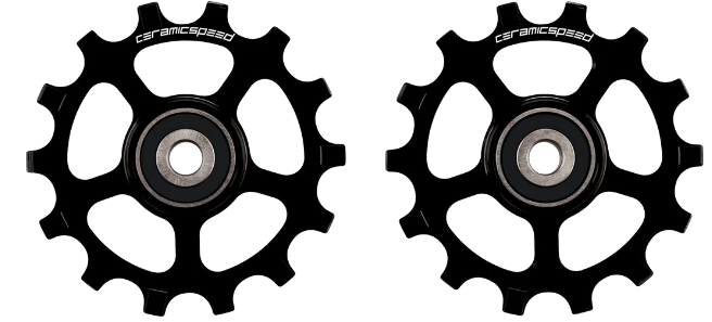 CeramicSpeed kółka przerzutki do Shimano 12rz XT/XTR Czarne