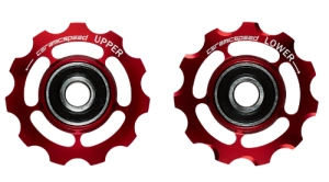 CeramicSpeed kółka przerzutki do Shimano 11rz Road Czerwone