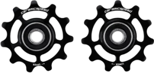CeramicSpeed kółka przerzutki do Alu Shimano 12rz czarne