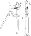 Unior szczypce do linek z mechanizmem bezpieczeństwa - 1642.1/2P-US