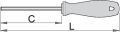 Unior wkrętak imbusowy CR 2.5 - 620/1CR