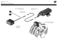 Knog lampka przód Blinder X 2300 Helmet kit + bateria 10000mAh