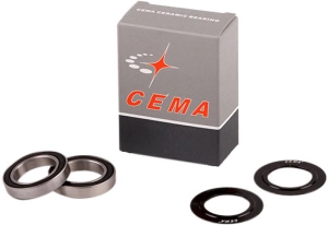 Cema zestaw łożysk do suportu 30mm stal nierdzewna