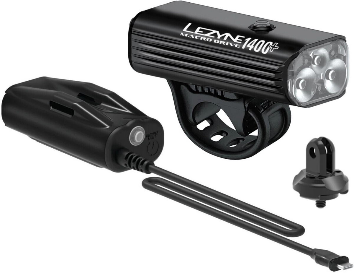 Lezyne lampka Macro Drive 1400lm przód czarna