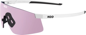 KOO okulary sportowe Nova White Matt / Pink Photochromic