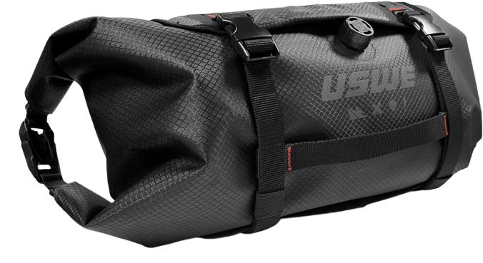 USWE torba na kierownice Roll-Top czarna
