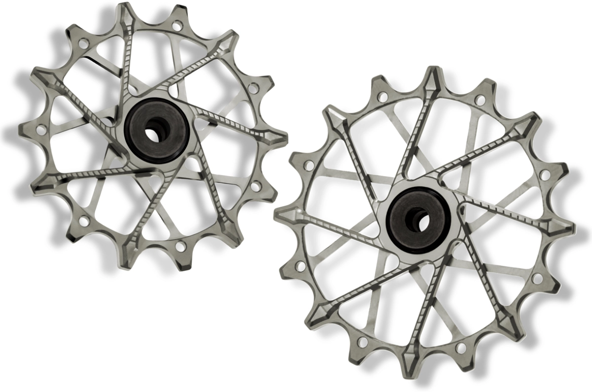 Garbaruk kółka tylnej przerzutki Shimano 12rz 14T+16T szare