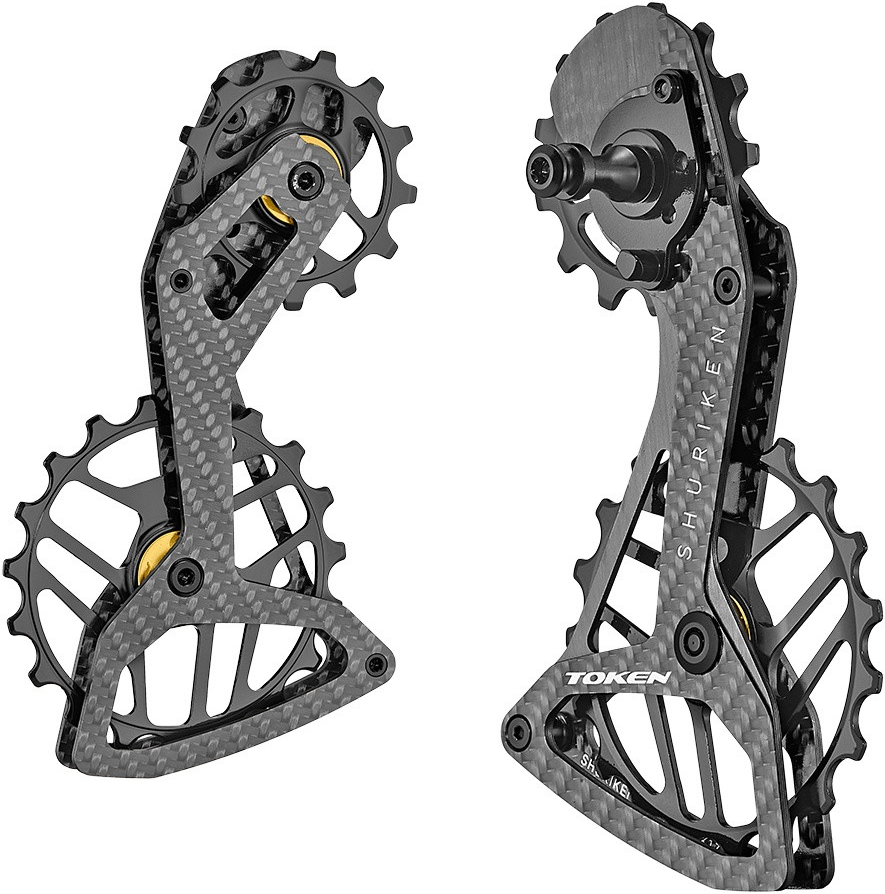 Token wózek przerzutki Shuriken (Dura-Ace, Ultegra 12rz) czarny