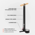 Lezyne pompka podłogowa Steel Floor Drive HP matt grey