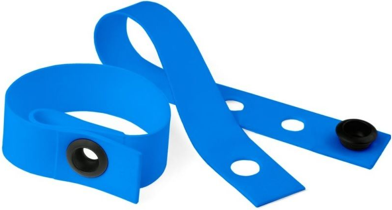Cycloc Wrap pasek sylikonowy na nogawkę niebieski