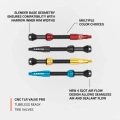 Lezyne wentyle Tubeless CNC Valve PRO 60mm czerwone