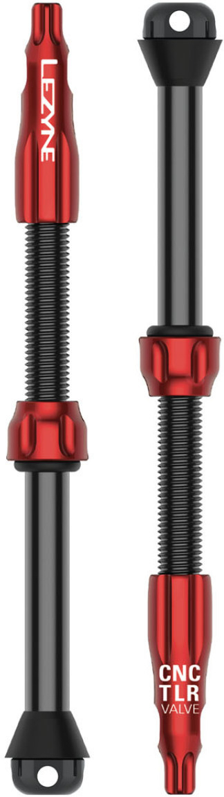 Lezyne wentyle Tubeless CNC Valve PRO 80mm czerwone