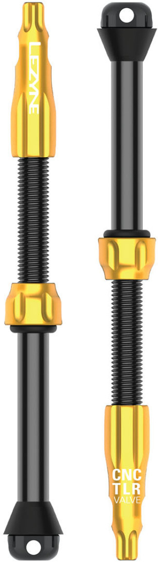 Lezyne wentyle Tubeless CNC Valve PRO 80mm złote
