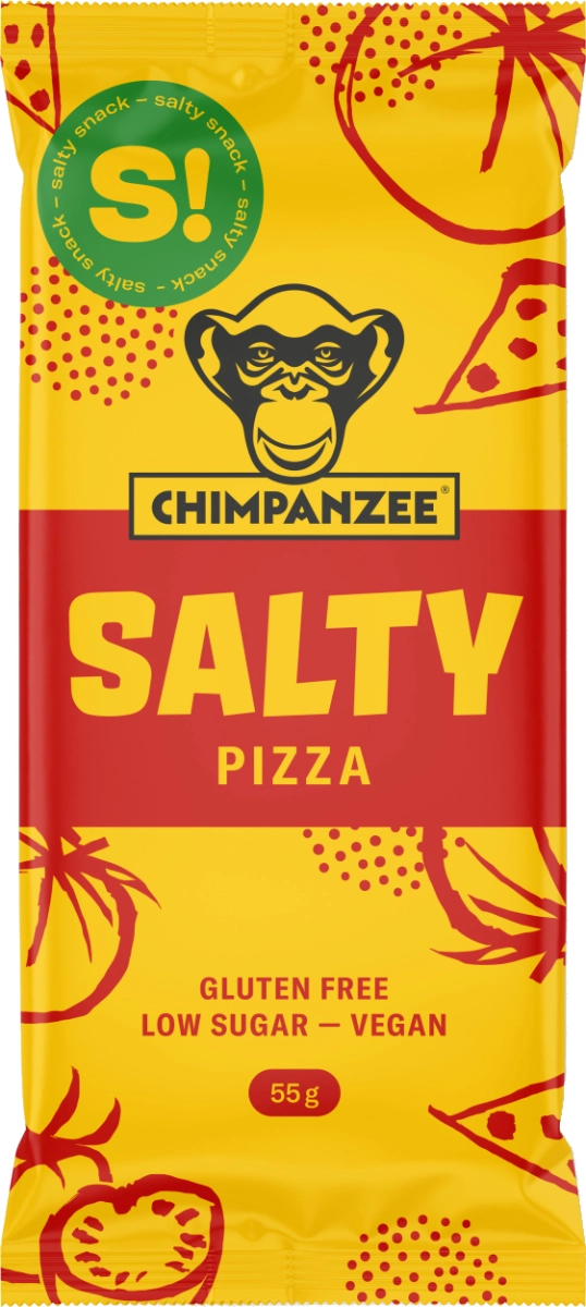 Chimpanzee baton Energy Bar Salty Pizza 55g