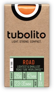 Tubolito dętka S-Tubo Road 23/35x700 SV80 pomarańczowe