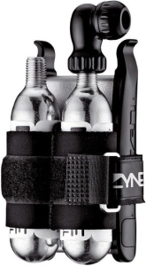 Lezyne pompka Twin Kit Speed Drive + łatki + 2x łyżki + 2x nabój CO2 16g czarna