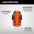 Lezyne lampka tył Laser Drive 250lm czarna