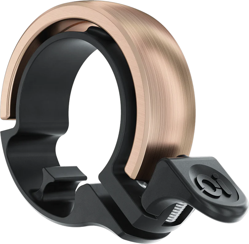 Knog dzwonek rowerowy Oi duży miedziany