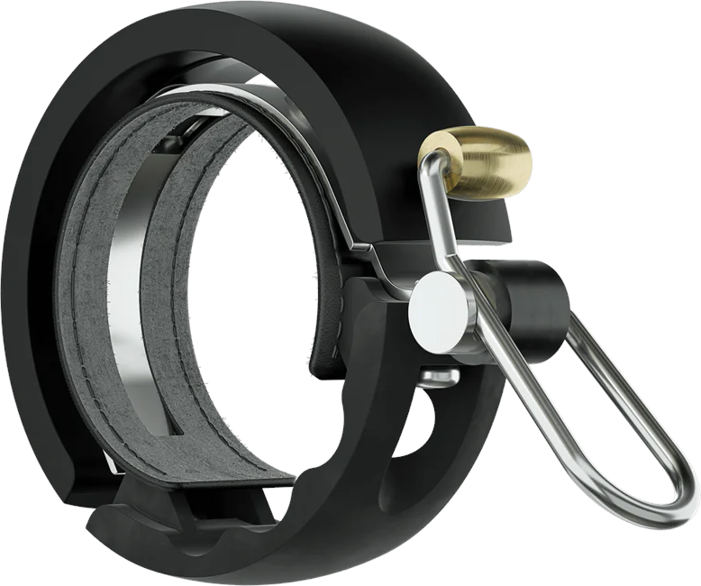 Knog dzwonek rowerowy Oi Luxe duży czarny