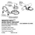 K-Edge uchwyt do Wahoo Bolt AERO RACE Mount 31.8mm czarny