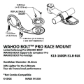 K-Edge uchwyt do Wahoo Bolt RACE Mount 31.8mm czarny