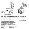 K-Edge uchwyt do siodła GO BIG Saddle Rail Mount czarny
