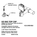 K-Edge uchwyt Top Cap Mount czarny