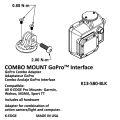 K-Edge adapter Combo Mount GoPro