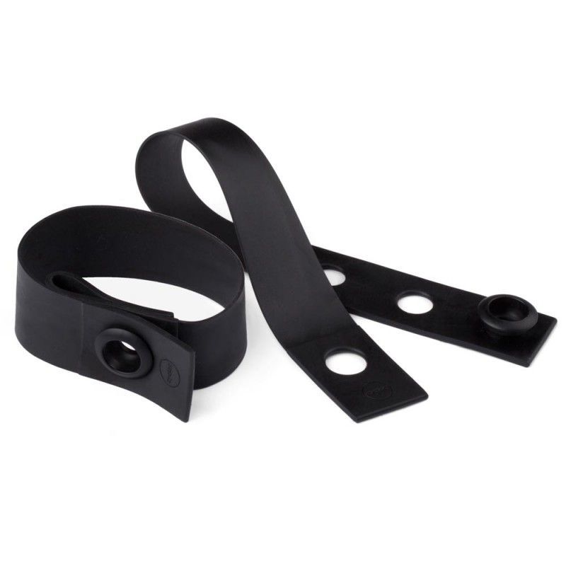 Cycloc Wrap pasek sylikonowy na nogawkę czarny
