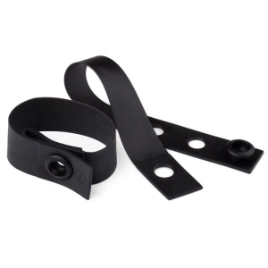 Cycloc Wrap pasek sylikonowy na nogawkę czarny