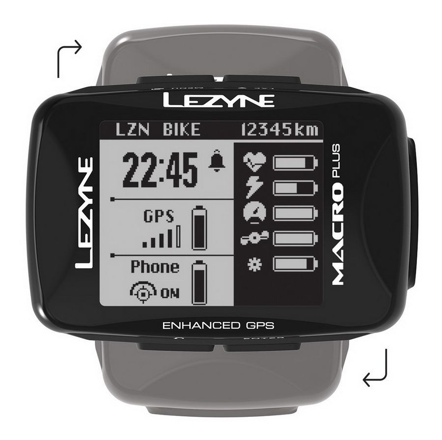Lezyne komputer rowerowy Macro Plus GPS