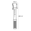 Blackburn pompka Mountain Any Valve 90psi czarna