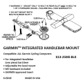 K-Edge uchwyt Garmin Integrated Handlebar System Mounts czarny