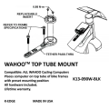 K-Edge uchwyt do Wahoo Top Tube Mount czarny