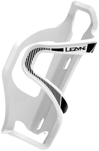 Lezyne koszyk na bidon FLOW CAGE SL-L ENHANCED lewy biały