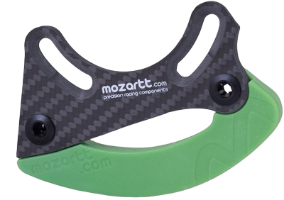 Mozartt napinacz łańcucha Meno Carbon zielony