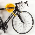 Cycloc Wrap pasek sylikonowy na nogawkę żółty