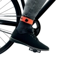 Cycloc Wrap pasek sylikonowy na nogawkę żółty