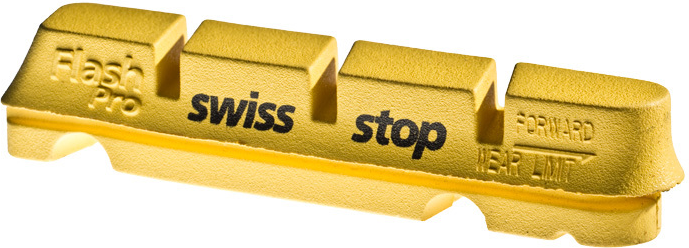 SwissStop wsuwki FlashPro Yellow King Shimano/Sram 4szt