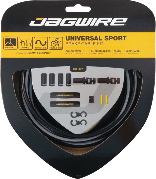 Jagwire zestaw hamulcowy Universal Sport czarny