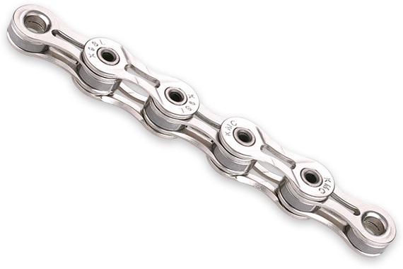 KMC łańcuch X9SL Silver 114ogniw srebrny
