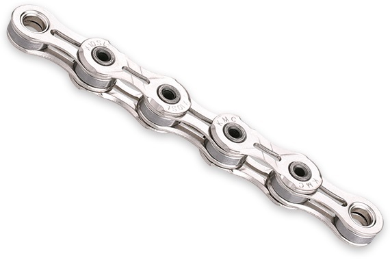KMC łańcuch X10SL Silver 114ogniw srebrny