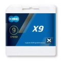 KMC łańcuch X9 Ti-N 114ogniw złoty